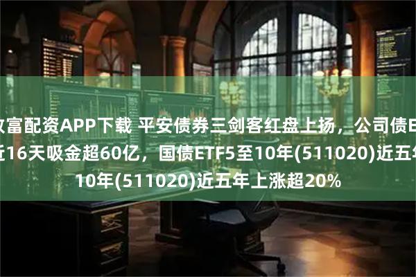致富配资APP下载 平安债券三剑客红盘上扬，公司债ETF(511030)近16天吸金超60亿，国债ETF5至10年(511020)近五年上涨超20%
